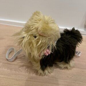 American Girl Doll Truly Me Yorkshire Terrier Dog CLF86 w/ Pink Bow/White Leash